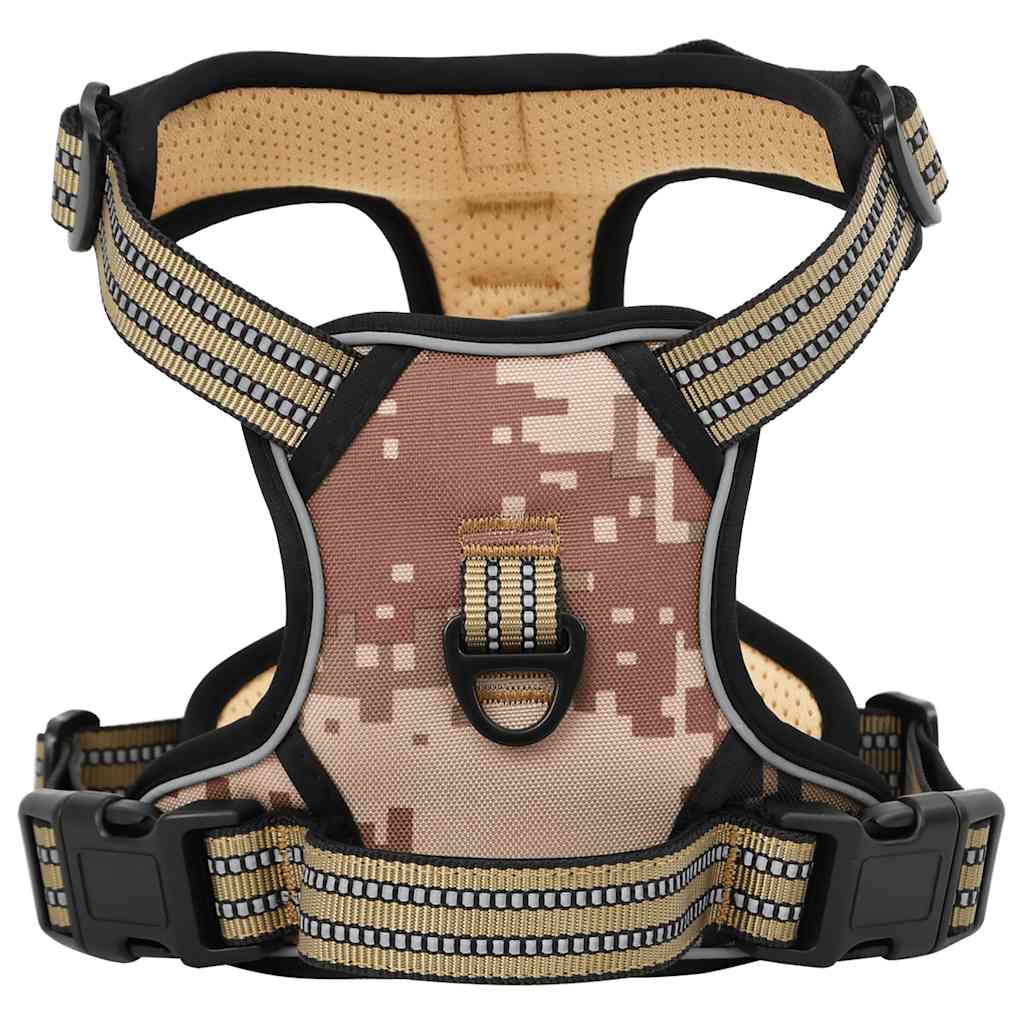 VIDAXL CARCHIO DEL CANE DEL CANCELLO DELLA STRIPS REGOLABILE XL CAMUFLAGEBRUIN