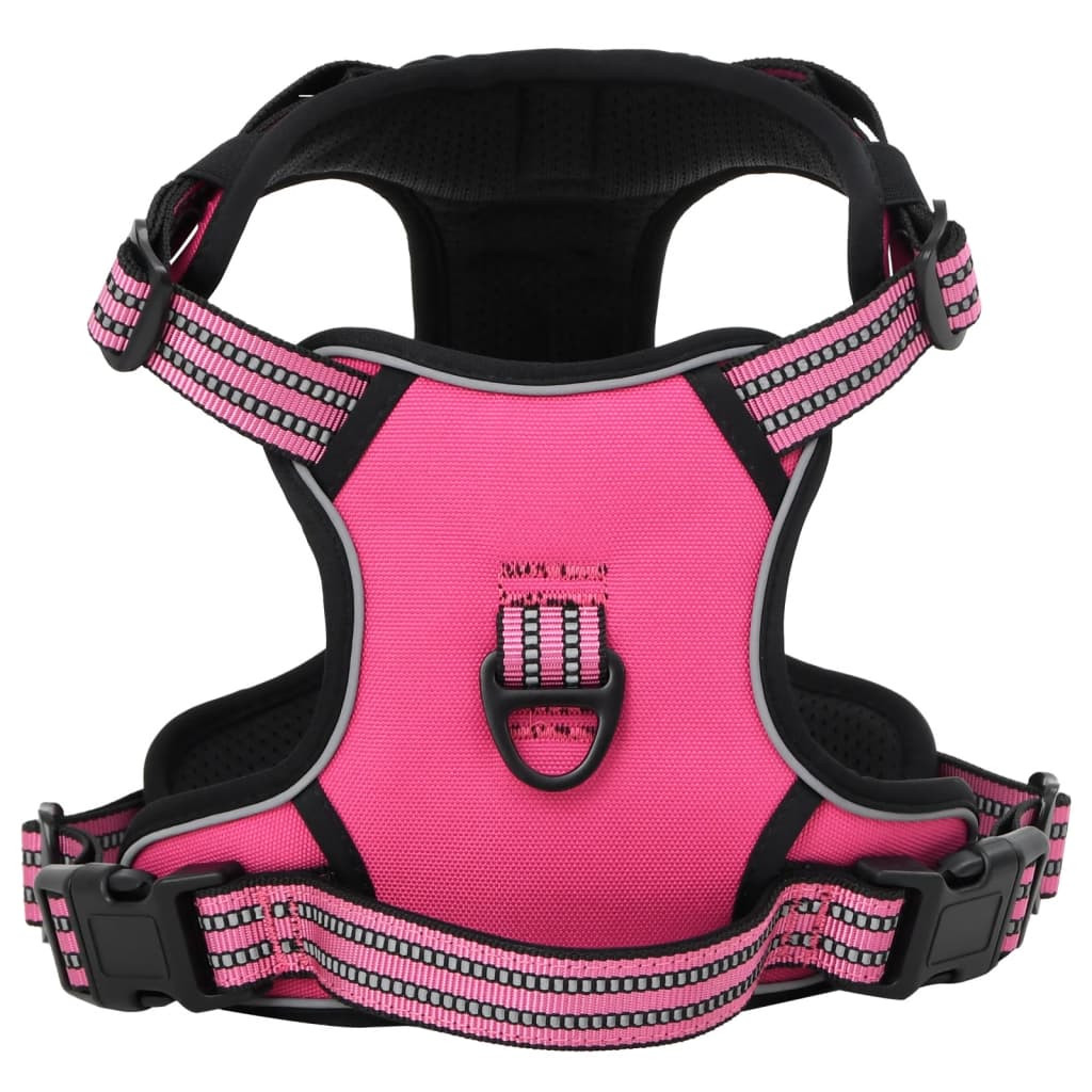 Plataforma de perro Vidaxl con cinturón y collar s Pink