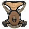 Arnés de perros de Vidaxl con cinturón y collar ajustable M marrón