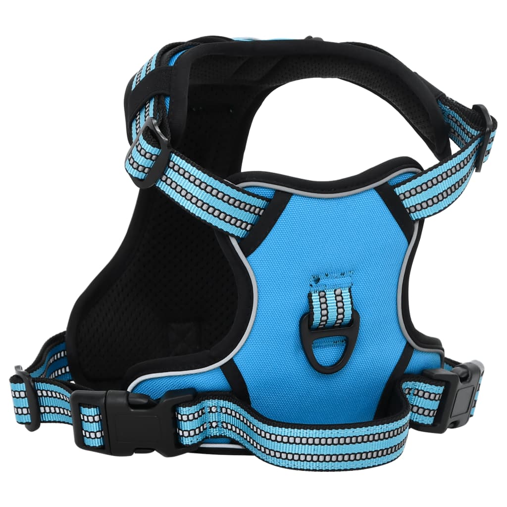 Plataforma de perro Vidaxl con cinturón y collar XL Azul XL