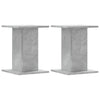 Vidaxl Speaker Stands 2 PC 30x30x40 cm Betongrijs elaborato