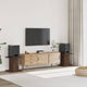 Vidaxx speaker stands 2 pcs 30x30x40 cm processed wood brown oak