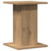Vidaxl speakerstandaards 2 st 30x30x40 cm hout artisanaal eikenkleurig