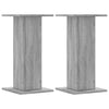Vidaxl speakerstandaards 2 st 30x30x60 cm bewerkt hout grijs sonoma