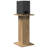 Supporti per altoparlanti VidaXL 2 pz 30x30x60 cm in legno, artigianale color rovere