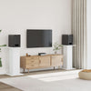 Altavoz Vidaxl se encuentra 2 pcs 30x30x80 cm de madera procesada blanca