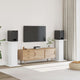 Vidaxl speakerstandaards 2 st 30x30x80 cm bewerkt hout wit