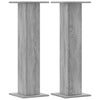 Vidaxl Speaker Stands 2 PCS 30x30x95 cm de madera procesada Sonoma gris