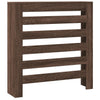 Vidaxl Construcción del radiador 78x20x82 cm de madera procesada de roble marrón