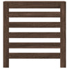 Vidaxl Radiatorom Construction 78x20x82 cm Oak marrone in legno elaborato