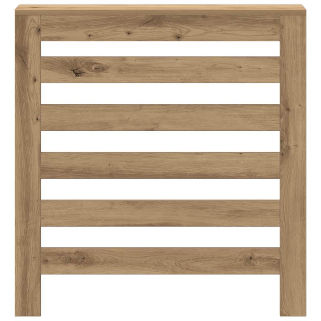 Vidaxl radiatorombouw 78x20x82 cm bewerkt hout artisanaal eikenkleur