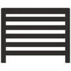 Vidaxl Construcción del radiador 104x20x82 cm Madera procesada Negro