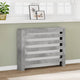Vidaxl Radiatorom Construction 104x20x82 cm Betongrijs in legno elaborato
