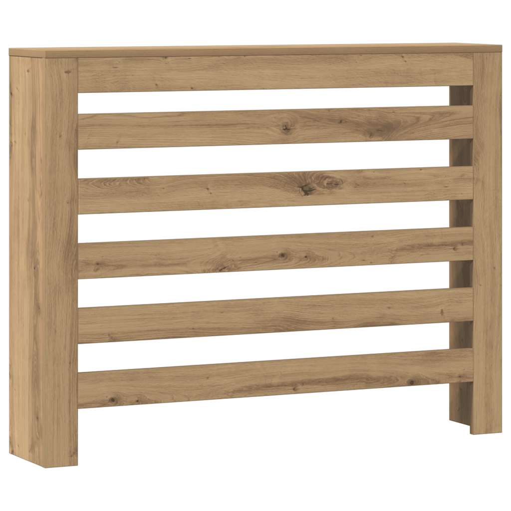 Vidaxl radiatorombouw 104x20x82 cm bewerkt hout artisanaal eikenkleur
