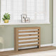 Vidaxl radiatorombouw 104x20x82 cm bewerkt hout artisanaal eikenkleur
