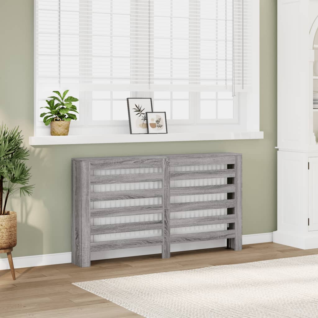 Vidaxl Radiatorom Construction 149x20x82 cm Oak Sonoma in legno trasformato