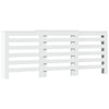 Vidaxl Radiatorom Construction 205x21.5x83,5 cm Bianco in legno trasformato
