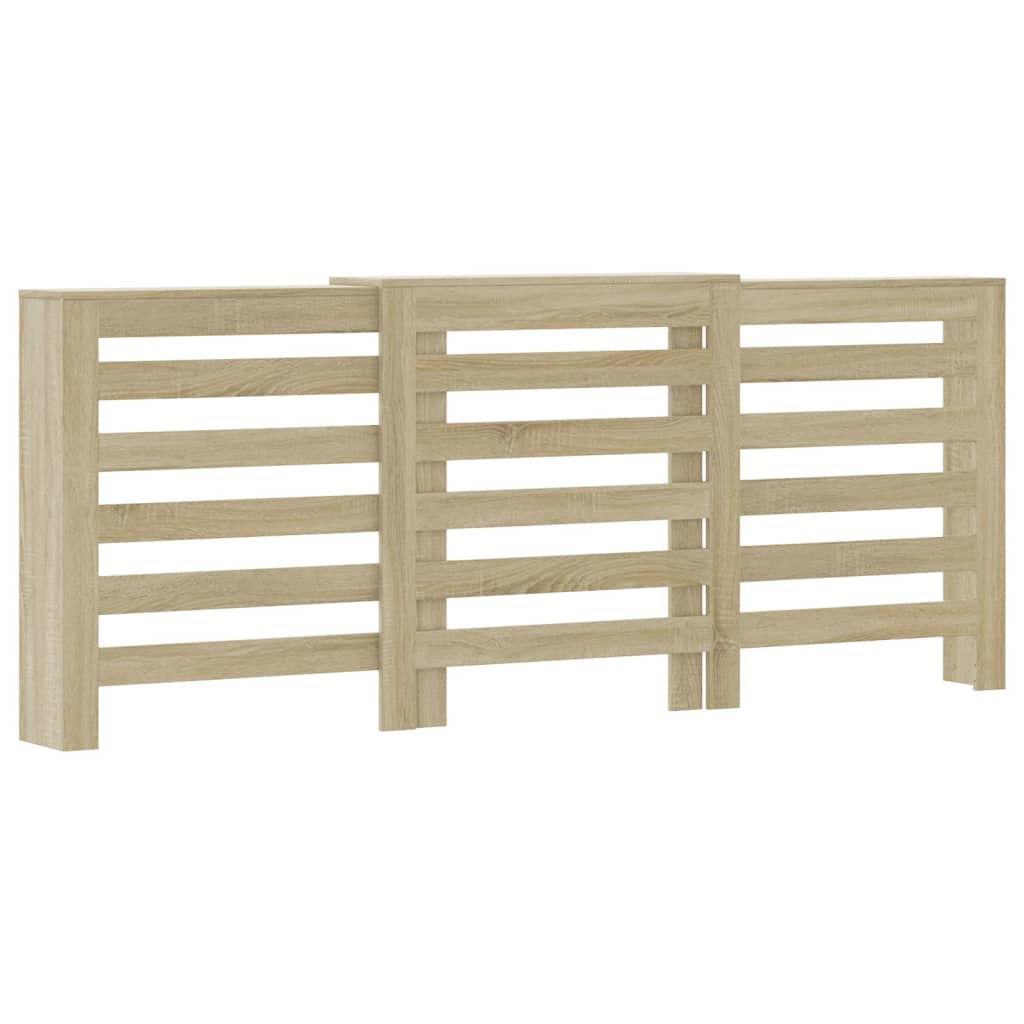 Vidaxl Construcción del radiador 205x21.5x83.5 cm Madera procesada Sonoma Oak Color