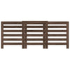 Vidaxl Construcción del radiador 205x21.5x83.5 cm de madera cortada de roble marrón