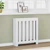 Vidaxl radiatorombouw 78x20x82 cm bewerkt hout wit