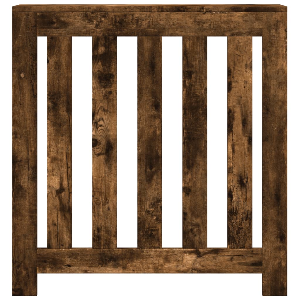 Vidaxl radiatorombouw 78x20x82 cm bewerkt hout gerookt eikenkleurig