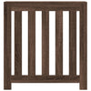 Vidaxl radiatorombouw 78x20x82 cm bewerkt hout bruin eikenkleurig