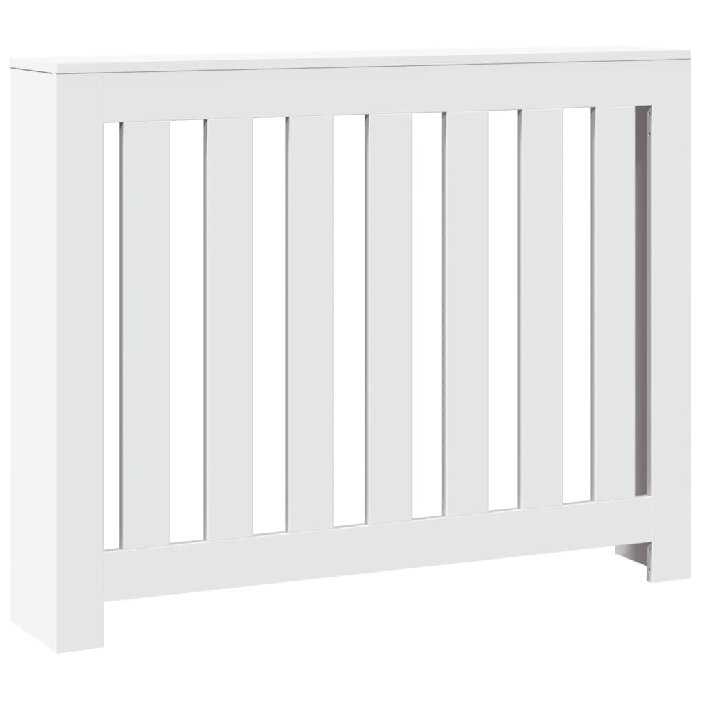 Vidaxl radiatorombouw 104x20x82 cm bewerkt hout wit