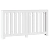 Vidaxl radiatorombouw 149x20x82 cm bewerkt hout wit