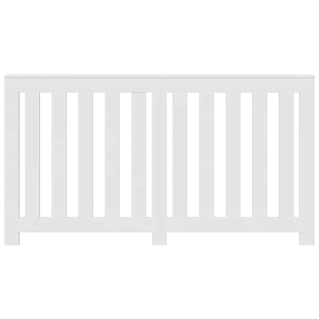 Vidaxl radiatorombouw 149x20x82 cm bewerkt hout wit