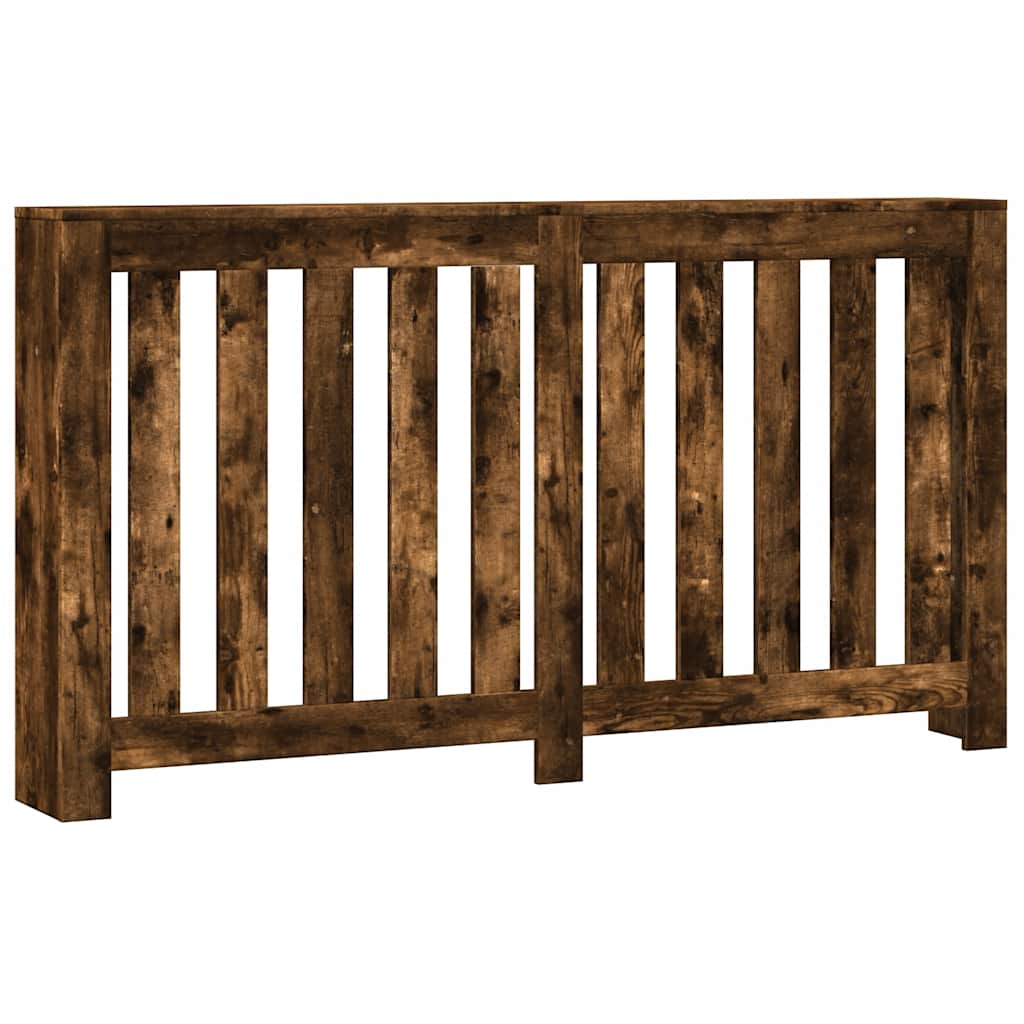 Vidaxx carcasa de radiador 149x20x82 cm madera contrachapada, roble ahumado