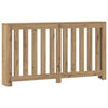 Vidaxl radiatorombouw 149x20x82 cm bewerkt hout artisanaal eikenkleur