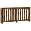 Vidaxl radiatorombouw 175x20x82 cm bewerkt hout gerookt eikenkleurig