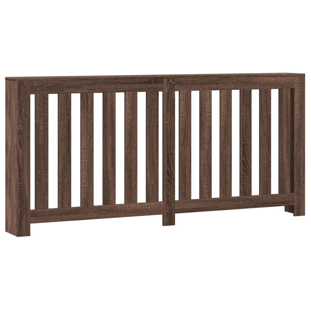 Vidaxx carcasa de radiador 175x20x82 cm acabado madera, roble marrón