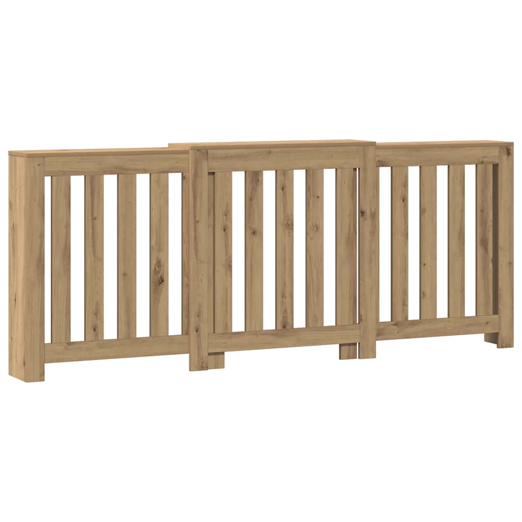 Carcasa de radiador Vidaxx 205x21,5x83,5 cm madera elaborada, roble artesanal