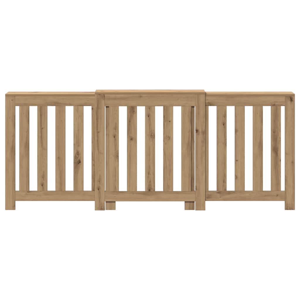 Corpo del radiatore Vidaxx 205x21,5x83,5 cm legno artigianale, rovere artigianale