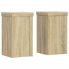 Estándares de planta Vidaxl 2 PCS 10x10x18 cm de madera procesada Sonoma Oak