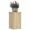 Estándares de planta Vidaxl 2 PCS 10x10x18 cm de madera procesada Sonoma Oak