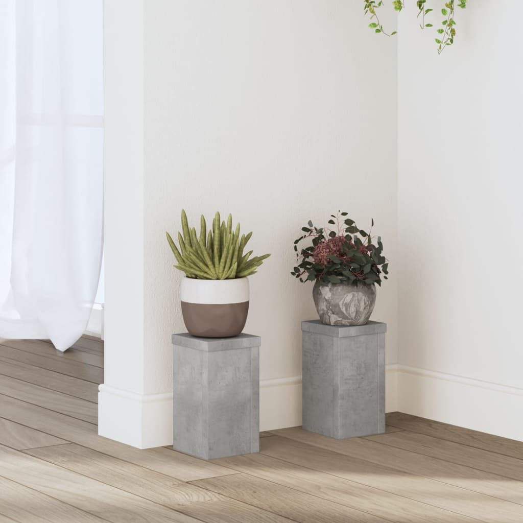 Vidaxl Planting Stands 2 PCS 10x10x18 cm Precio de concreto de madera procesada