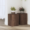Estándares de planta Vidaxl 2 ST 20X20x30 cm de madera procesada de roble marrón