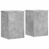 Vidaxl Planting Stands 2 st 25x25x35 cm de madera procesada betongrijs