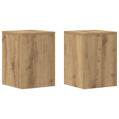 Supporti per piante Vidaxx 2 pz 25x25x35 cm in legno di rovere artigianale