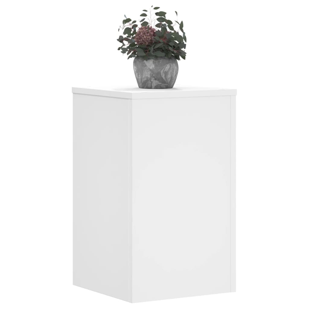 Standard di pianta Vidaxl 2 ST 30x30x50 cm Bianco in legno