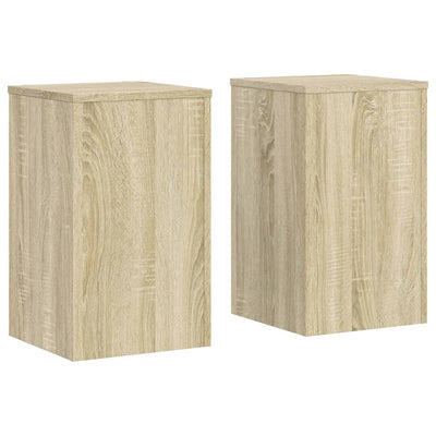Vidaxl Standard pianta 2 St 30x30x50 cm Oak Sonoma trasformato in legno