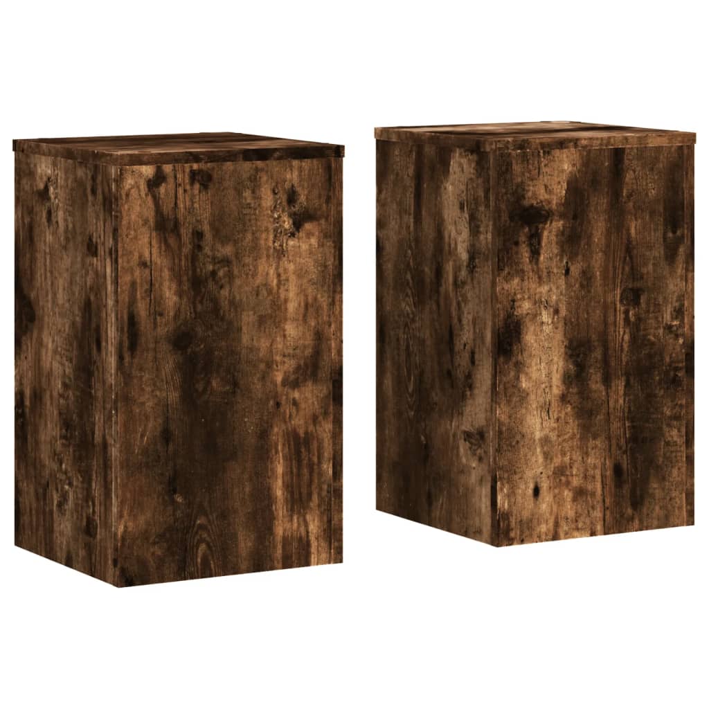 Estándares de planta Vidaxl 2 ST 30X30X50 CM OK de madera propiedad de madera propiedad