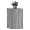 Estándares de plantas Vidaxl 2 PCS 30X30X50 CM Madera procesada Sonoma gris