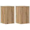 Vidaxx maceteros 2 piezas 30x30x50 cm madera artesanal roble