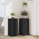 VidaXL Plant Standards 2 st 30x30x70 cm Processed Wood Black