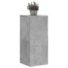 Estándares de plantas Vidaxl 2 PCS 30X30X70 cm Betongrijs de madera procesada