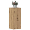Vidaxx maceteros 2 piezas 30x30x70 cm madera artesanal roble