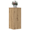 Vidaxx maceteros 2 piezas 30x30x70 cm madera artesanal roble